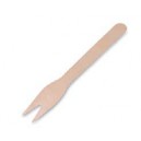 Vidlička svačinová ze dřeva 12 cm [500 ks] 