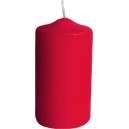 Svíčka válcová červená 40 x 80 mm  [4 ks]