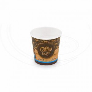 Papírový kelímek "Coffee to go" 110 ml, XS (Ø 62 mm) [50 ks]