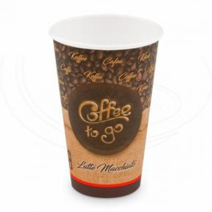 Papírový kelímek "Coffee to go" 510 ml, XL (Ø 90 mm) [50 ks]