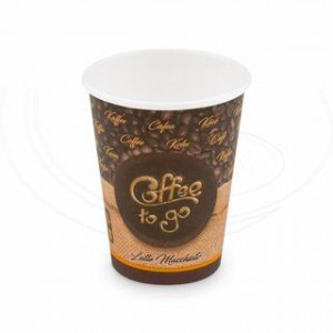 Papírový kelímek "Coffee to go" 420 ml, L (Ø 90 mm) [1 ks]