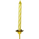 Narozeninové svíčky se stojánkem 65 mm [24 ks]