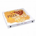 Krabice na pizzu z vlnité lepenky 34 x 34 x 3 cm [1 ks]