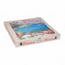 Krabice na pizzu z vlnité lepenky 46 x 46 x 5 cm [1 ks]