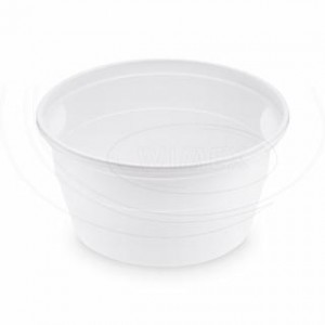 Polévková miska bílá (PP) 500 ml, Ø 127 mm [50 ks] 