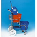 Úklidový vozík Kaskáda + košík + 6Lvědro 