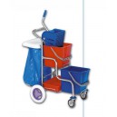 Úklidový vozík Kamzík s držákem na pytel 