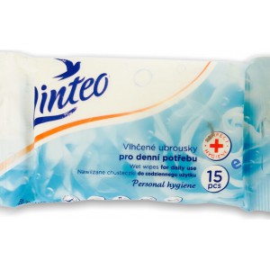 Linteo Satin vlhčené ubrousky antibakteriální 15ks/bal 