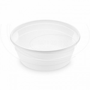Polévková miska bílá (PP) 350 ml, Ø 127 mm [50 ks]