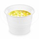 Polévková miska bílá (PP) 700 ml, Ø 127 mm [50 ks] 