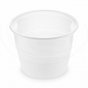 Polévková miska bílá (PP) 700 ml, Ø 127 mm [1 ks] 