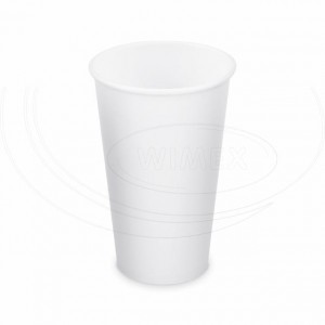 Papírový kelímek bílý 510 ml, M (Ø 80 mm) [10 ks]