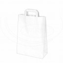 Papírová taška 26+14 x 32 cm bílá [250 ks]