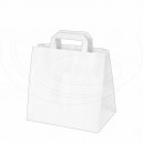 Papírová taška 32+21 x 33 cm bílá [250 ks]