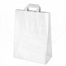 Papírová taška 32+16 x 29 cm bílá [250 ks]