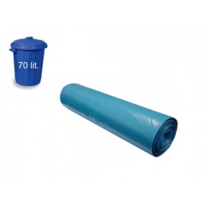 Pytle na odpad modré 70 x 110 cm, 120 l, Typ 50 [25 ks]