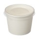 Papírová miska na polévku 300 ml bílá O 97mm [50 ks]