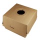 Hamburger box / krabička EKO na hamburger 135x135x100 mm hnědý [50 ks]