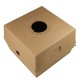 Hamburger box / krabička EKO na hamburger 135x135x100 mm hnědý [50 ks]