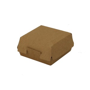 Hamburger box / krabička EKO na hamburger 140x140x70  mm kraft [50 ks]