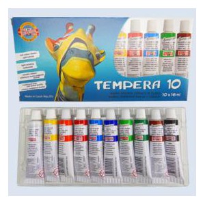 Tempery sada 10 odstínu 16ml