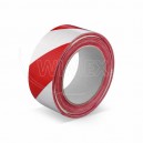 Lep. páska s tkaninou červeno/bílá 50 mm x 33 m [1 ks]