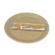 Příborový set EKO kompozit dřevo/plast (WPC) vidlička + nůž + ubrousek / 250ks