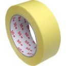 Lepící páska krepová žlutá 50 m x 38 mm 1 ks