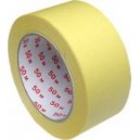 Lepící páska krepová žlutá 50 m x 50 mm 1 ks