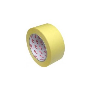 Lepicí páska krepová žlutá 50 m x 50 mm [1 ks]