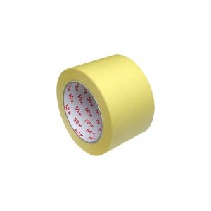 Lepicí páska krepová žlutá 50 m x 75 mm [1 ks]