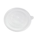 Plastové víčko PP na misku EKO na polévku / salát O135 mm transparentní (50 ks]