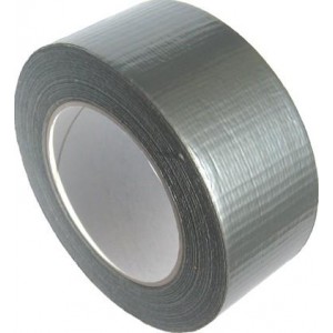 Lepicí páska s tkaninou stříbrná 50 m x 48 mm [1 ks]