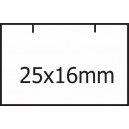 Etikety cenové 25x16 mm Contact obdélníkové bílé  