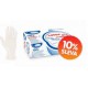 Rukavice latexové bílé pudrované (velikost L) 100 ks