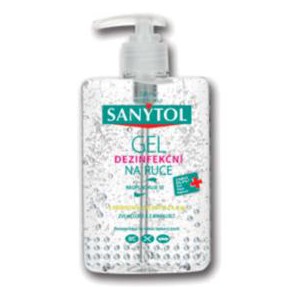 Dezinfekční gel SANYTOL na ruce 250ml- bezoplachový