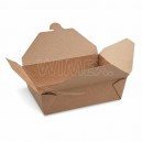 Food box (PAP/PE) nepromastitelný kraft  "L` 195 x 140 x 65 mm 1800ml [50 ks]
