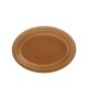 Talíř EKO kompozit dřevo/plast (WPC) 26 cm oválný /50ks