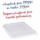 Víčko (PP) průhledné pro vaničku 186 x 133 mm [50 ks]