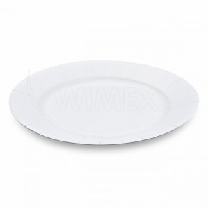 Papírový talíř (FSC Mix) bílý Ø28cm [50 ks]
