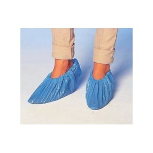 Návleky na boty modré 36 x 15 cm (CPE) [100 ks]