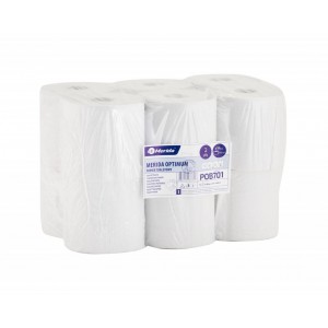Toaletní papír MERIDA OPTIMUM - FLEXI, bílý, 14 cm, 80 m, 2-vrstvý POB701