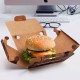Burger box (mikrovlnitá lepenka) s potiskem 150 x 150 x 95 mm [100 ks]