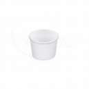 Papírová miska kulatá bílá 125 ml, (Ø 75 mm) [50 ks] 
