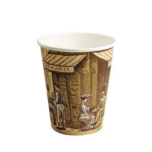 Papírový kelímek 0,3 l CTG Ø90 mm Paris ideal pack® [50 ks] 