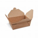 Food box (PAP/PE) nepromastitelný kraft `M` 150 x 120 mm 1000ml [50 ks]