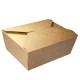 Papírový box EKO na jídlo 195x140x50 mm kraft s chlopněmi 1500 ml/ 50ks