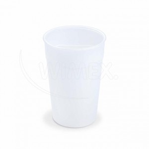 Kelímek (PP) opakovaně použitelný průhledný Ø80mm 0,3L [10 ks]