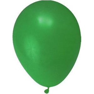 Nafukovací balónky zelené (M pr. 25 cm) 100 ks