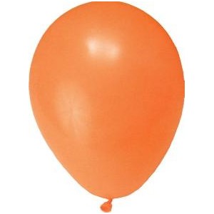 Nafukovací balónky oranžové  (M pr. 25 cm) 100 ks